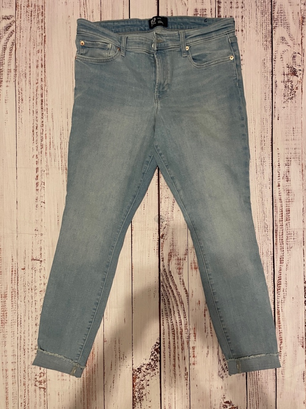 GAP Women's cropped jegging Jeans in Light Blue